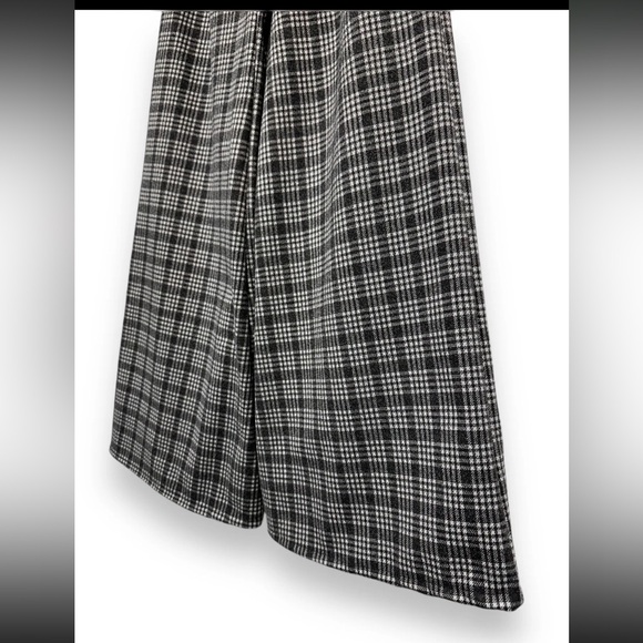 MADE IN ITALY PLAID WIDE LEG PANTS - Picture 3 of 3